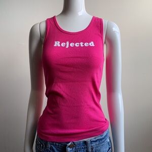 Vintage Adiqshun Orly Star Rejected Tank top made famous by Britney & Paris